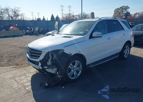 2015 Mercedes-Benz Ml 350 4Matic из США, поврежденный, VIN 4JGDA5HB0FA559127